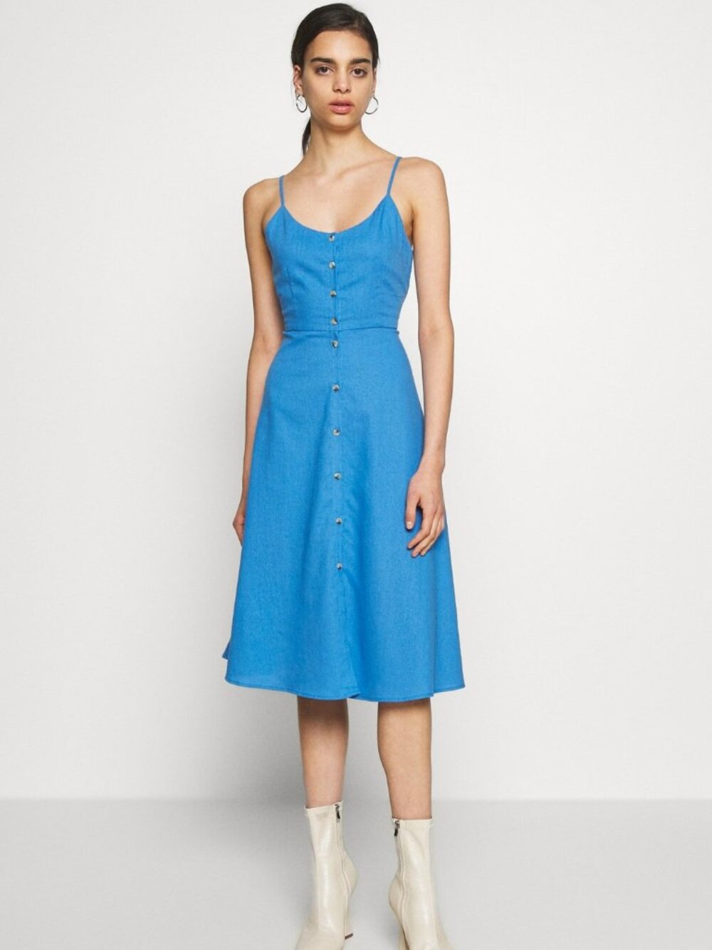 ROLLA'S Women's Midsummer Linen Dress Size M in French Blue